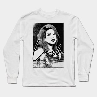 Lush  † 1990s Retro Aesthetic Design Long Sleeve T-Shirt